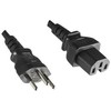 Microconnect PE160518, 1,8 m, maitinimo kištuko tipas J, C15 jungtis, H05VV-F3G, 250 V, 10 A