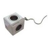 MicroConnect PowerCube extended dvigubas USB + 4 kištukiniai lizdai su 1,5 metro laidu