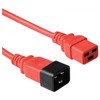 Maitinimo kabelis MicroConnect „Microconnect PE2019R18“ maitinimo kabelis raudonas 1,8 m C20 skydelis C19 skydelis