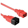 Maitinimo kabelis MicroConnect PE2019R09 maitinimo kabelis raudonas 0,9 m C20 panelis C19 panelis