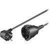 MicroConnect Schuko galios prailginimas M-F 10m Kampinis Schuko
