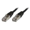 MicroConnect RJ-45 / RJ-45 cat.6 5m Juoda (SSTP605S)