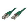 MicroConnect RJ-45/RJ-45 kat.6 S/FTP Žalias 0.25m (SSTP60025G)