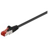MicroConnect RJ-45 / RJ-45 Cat.6 S / FTP Juodas 0,25 m (SSTP60025S)