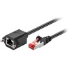 „MicroConnect“ tinklo kabelis CAT6 F/UTP 0,5 m Juodas (STP6005SEXT)