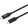 Kabelis MicroConnect Microconnect TB4010 kabelis Thunderbolt 1 m 40 Gbit/s Juodas