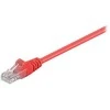 MicroConnect RJ- 45 / RJ- 45 kt.5E U / UTP Raudona 0,25m (B-UTP50025R)
