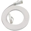 MicroConnect U/UTP CAT6A 2 m Baltas Flat