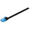 MicroConnect RJ-45/RJ-45 kat.6a U/UTP Juodas 2m (V-UTP6A02S-FLAT)