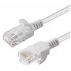 MicroConnect U/UTP CAT6A plonas 0.15M baltas