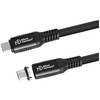 Kabelis USB MicroConnect USB-C - USB-C 0.15 m Juodas (USB-C to USB-C cable 0,15m)