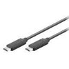 USB kabelis MicroConnect USB-C - USB-C 0,5 m Juodas (USB3.1CC0.5)
