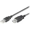 Kabelis USB MicroConnect USB-A - USB-A 3 m Juodas (USBAAF3B)