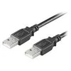 USB kabelis MicroConnect USB-A - USB-A 5 m Juodas (USBAA5B)