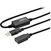 USB kabelis MicroConnect USB-A - USB-A 5 m Juodas (USB2.0AAF05A)