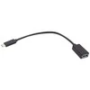 USB kabelis MicroConnect USB-C - USB-A Juodas (USB3.1CAF02BH)