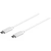 Kabelis USB MicroConnect USB-C – 0,5 m Baltas (USB3.1CC05W)