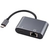 Adapteris USB MicroConnect USB-C - RJ-45 Juodas (USB3.1CETHPDBA)