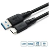 Kabelis USB MicroConnect USB-A - USB-C Ruda (ColorFlex USB-C to USB-A)