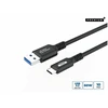 Microconnect USB3.2AC4, 4 m, USB C, USB A, USB 3.2 Gen 2 (3.1 Gen 2), juodas