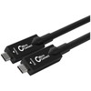 Kabelis USB MicroConnect USB-C - USB-C 12.5 m Juodas (USB3.2CC12OP)