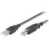 MicroConnect Kabelis MICRO_CONNEC USB TypeA M, USB TypeB M, 0.1m, juodas