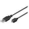 USB kabelis MicroConnect USB-A - miniUSB 1,8 m juodasis (USBMB82)