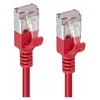 „Microconnect V-FTP6A005R-SLIM“, 0,5 m, Cat6a, U/FTP (STP), RJ-45, RJ-45, raudonas