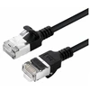 „Microconnect V-FTP6A01S-SLIM“, 1 m, Cat6a, U/FTP (STP), RJ-45, RJ-45, juodas