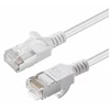 Microconnect V-FTP6A10W-SLIM, 10 m, Cat6a, U/FTP (STP), RJ-45, RJ-45, Balta