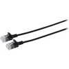 MicroConnect U / UTP CAT6 0.3M Juodas cienki (V-UTP6003S-SLIM)