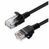 MicroConnect RJ-45/RJ-45 kat.6 U/UTP Juodas 1m (V-UTP601S-SLIM)
