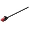 MicroConnect RJ-45/RJ-45 kat.6 U/UTP Juodas 1m (V-UTP601S-SLIM)