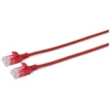 Microconnect V-UTP602R-SLIM, 2 m, Cat6, U/UTP (UTP), RJ-45, RJ-45, Raudona