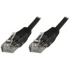 MicroConnect RJ-45 kt.6 U / UTP Juodas 10vnt. 20m (V-UTP620SVP)