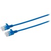 MicroConnect U/UTP CAT6A Slim 1M Mėlyna