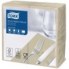 Tork Advanced Dinner - servetėlės - dydis 39 x 39 cm - vienkartinės - natūralios - (12 pak. x 150 vnt. dėžutėje)
