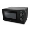 Mikrobangų krosnelė Esperanza ESTOFADO, Countertop, Solo microwave, 20 L, 700 W, Rotary, Juodas