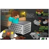 Minecraft zdalnie sterowany wagonik Steve'a RC