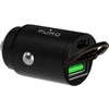 Mini mašininis greitasis kroviklis PURO 1 x UAB-A, 1 x USB-C, PD, 30W, juodas / FCMCHUSBAC30WBLK