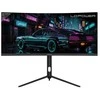 LC-Power 74,93 cm (29,5 colio) LC-M30UWFC itin plataus išlenkto ekrano monitorius