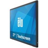 ELO Touchsystems Elo 2770L 27 colių pločio LCD monitorius, Full HD, projektuojamas talpinis 10 prisilietimų, USB valdiklis, skaidrus, nulinis rėmelis, sulankstomas stovas, VGA, DP ir HDMI vaizdo sąsaja, Juodas, visame pasaulyje