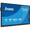Monitorius Iiyama TE7513A-B2AG 75IN UHD IR 40P - TOUCH AG WITH INTERACTIVE ANDROI