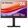 Monitorius LG 24BA55W-B, 61 cm (24"), 1920 x 1200 pikselių, WUXGA, 5 ms, Juodas