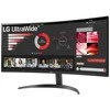 Monitorius LG 34WR50QK-B, 86,4 cm (34"), 3440 x 1440 pikselių, „Wide Quad HD“, 5 ms, Juoda