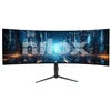 Monitorius Nilox NXM49CRVDC, 124.5 cm (49"), 5120 x 1440 pikselių, Dual QHD, LED, 1 ms, Juodas