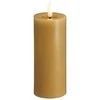„Moods &amp; More“ LED kolonėlė medaus ir garstyčių spalvos su tirpimo efektu – Ø 4,9 cm x A 12,5 cm