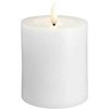 Usorteret Moods & More MM LED žvakė, Silk, Melted, Classic balta, 74x100 mm