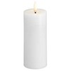 Usorteret Nesortuota Moods & More LED stulpinė žvakė baltos spalvos su tirpimo efektu – Ø 4.9 cm x H 12,5 cm