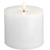 Usorteret Moods & More MM LED žvakė, Silk, Melted, Classic balta, 99x100 mm